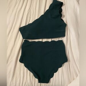 Scalloped swimsuit
